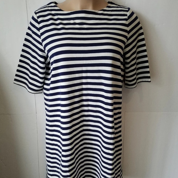 NWT FADED Glory women's striped dress white/navy blue sz.XXL (38 in.) length - Picture 1 of 8